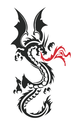 Black Dragon Enterprises dragon emblem